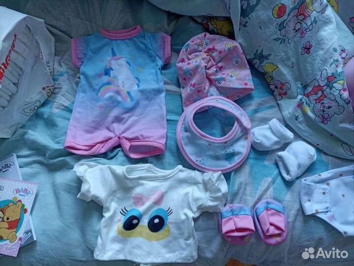 Кукла Baby born zapf creation с доп. аксессуарами