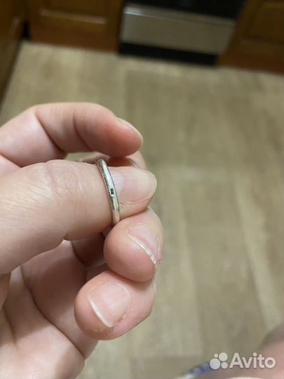 Серебряное кольцо с жемчугом