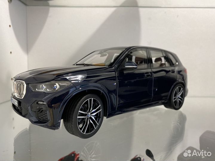 Модель BMW X5 G05 2019 Blue Metallic 1/18