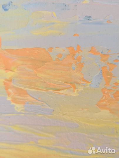 Картина акрилом абстракция