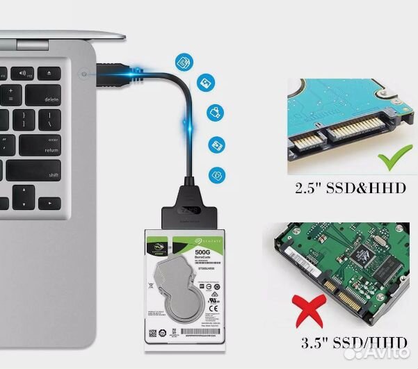 Новый переходник USB 3.0 - SATA