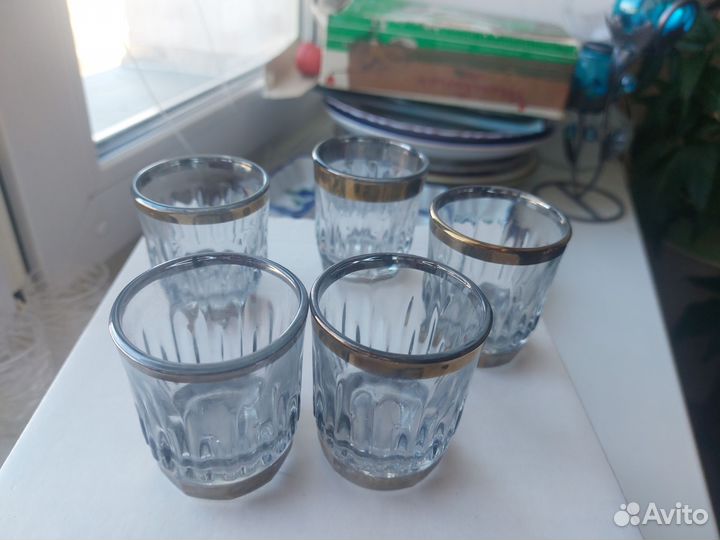Стопки стеклянные СССР