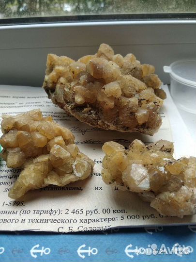 Друза кальцит