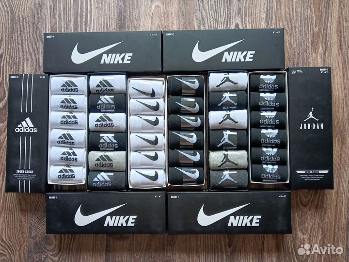Носки Nike Adidas Puma Reebok