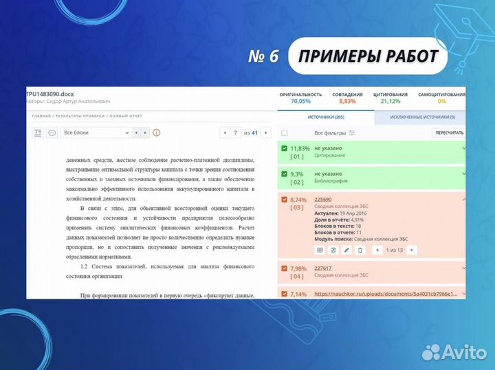 Антиплагиат, рерайт, повышение оригинальности