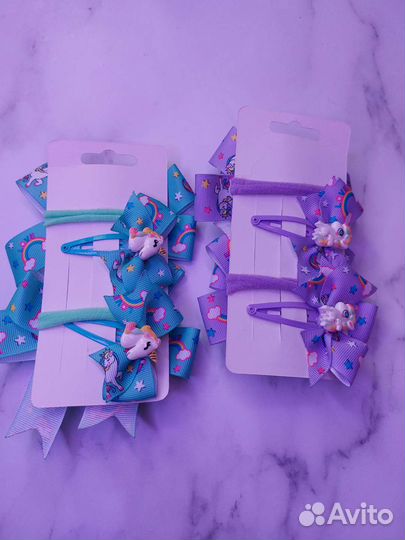 Комплекты бантиков ручной работы