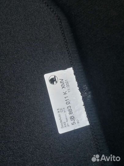 Текстильные коврики volkswagen Polo лифтбек, шкода