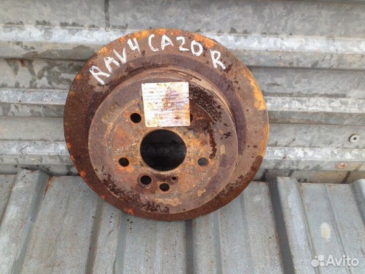 Диск тормозной задний Toyota Rav4 A20 2000-2005