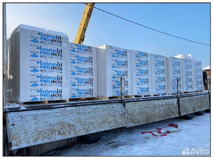 Газобетонные блоки газоблок Bonolit