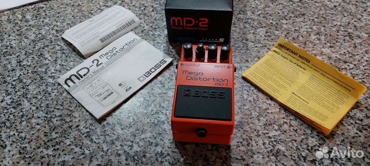 Гитарная педаль boss MD-2 Mega Distortion