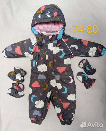 Зимний комбинезон crockid 74-80