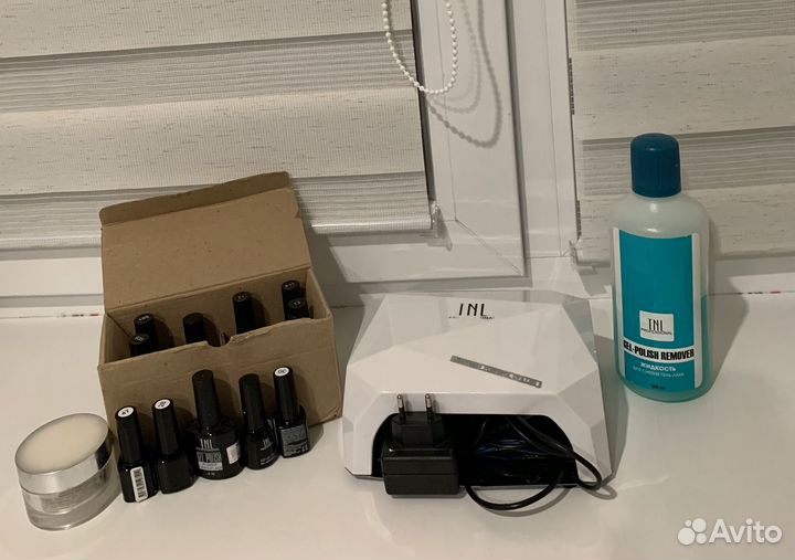 Tnl уф лампа + гель лаки в подарк