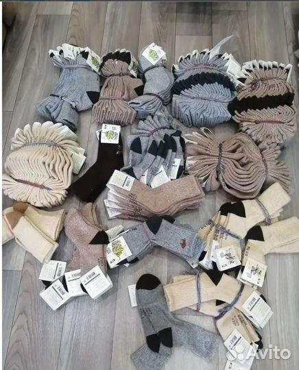 Носки Монгольские из верблюжей шерсти. Новые