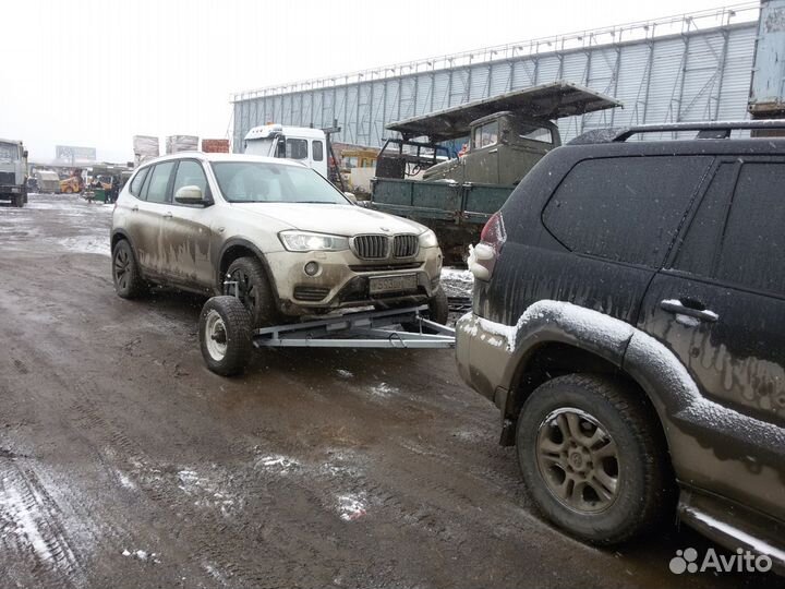 Подкат жёсткая сцепка эвакуатор разборная