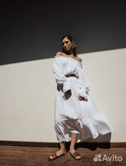 Платье zarina белое