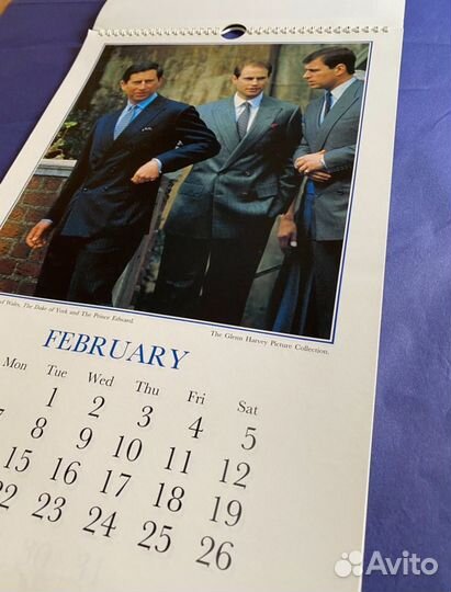 Календарь 1994г. Королевская семья, Елизавета II