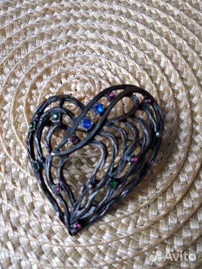 Винтажные броши СССР бижутерия