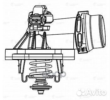 Термостат BMW 3 (E90) (05) /1 (E81) (04) (с ко