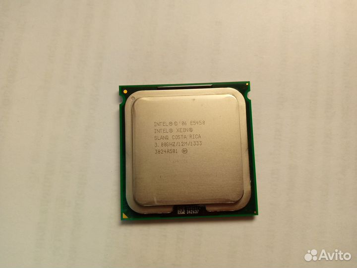 Процессоры Xeon S771 E5450 4х3Ghz 2шт