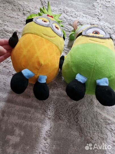 Миньоны мягкие игрушки 2 шт