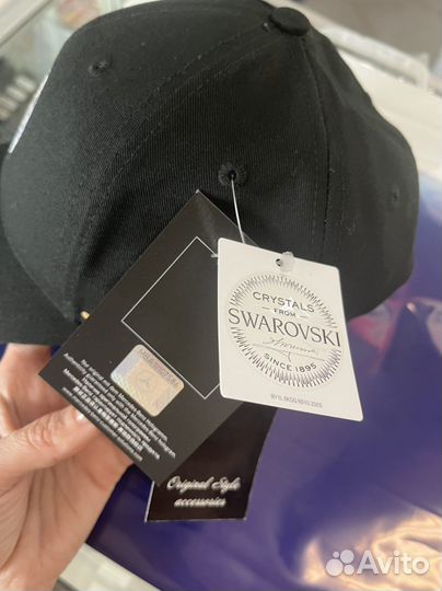 Бейсболка Mercedes со стразами Swarovski