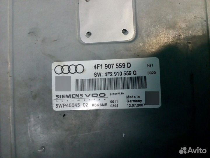 Блок управления двигателем Audi A6 C6 AUK 3.2 2007