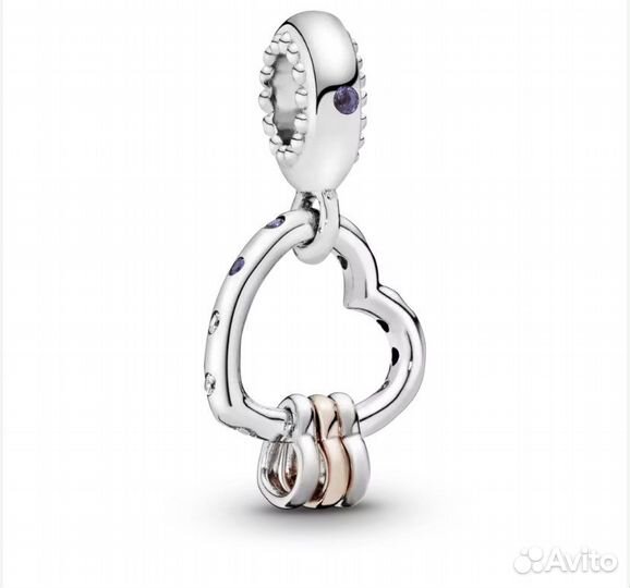 Pandora сердца 4-х (шарм, подвеска) оригинал