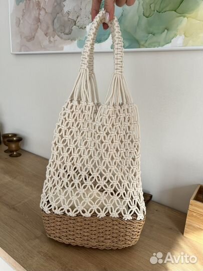 Сумка авоська летняя пляжная с Сейшел