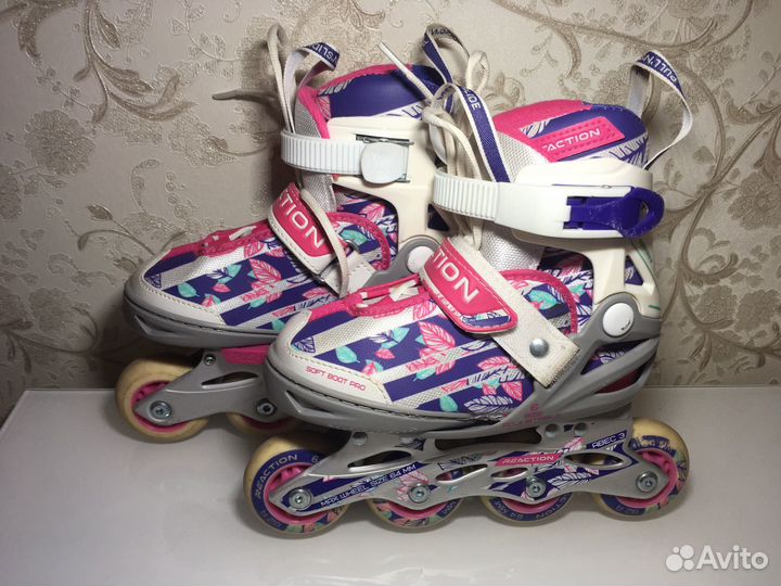 Роликовые коньки раздвижные Reaction 26-31р