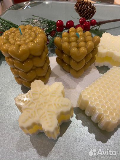 Свечи восковые ручной работы