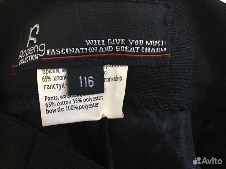 Новый костюм тройка Rodeng р.116