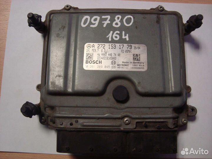 Блок управления двигателем W164 M272 A2721531779