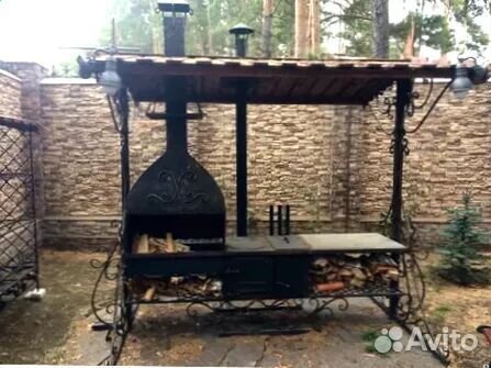 Мангал С крышей