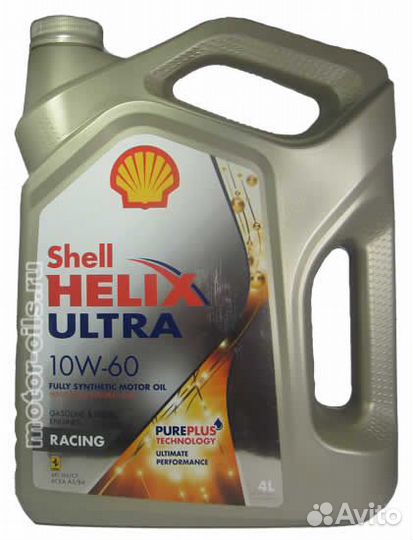 Масло Shell 10w60 Racing