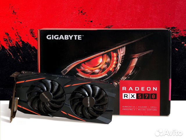 Видеокарта Gigabyte RX 570 4 gb Gaming купить в Москве | Электроника ...