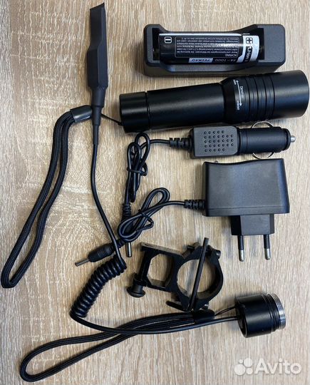 Фонарь светодиодный подствольный аккум