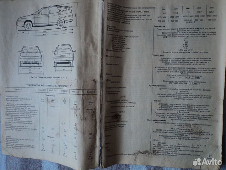 Руководство по эксплуатации ваз 2110, 2111, 2112