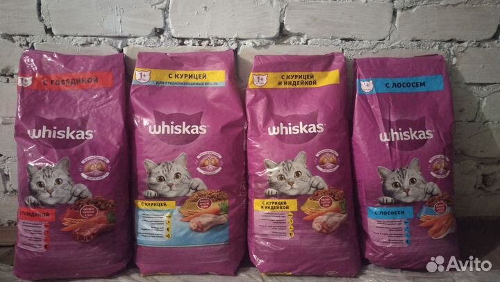 Сухой корм для кошек Whiskas