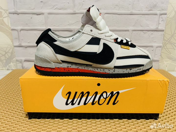 Union x nike cortez кроссовки мужские