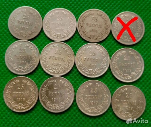 Монеты Русская Финляндия