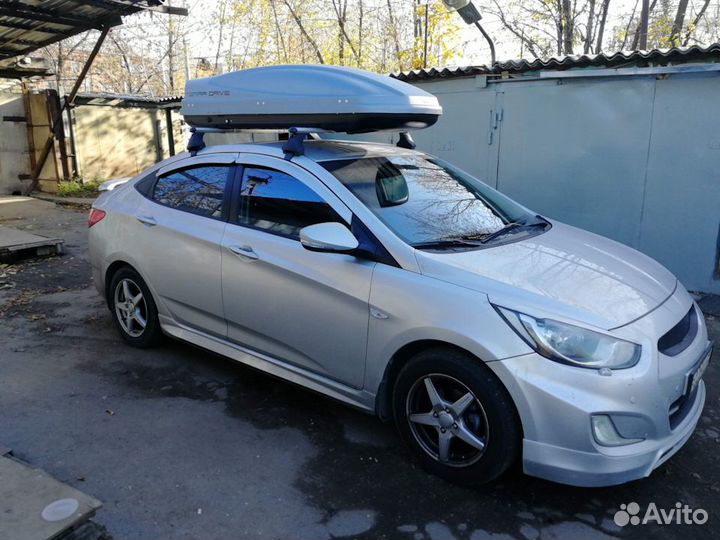 Багажник аэродинамический Hyundai Solaris