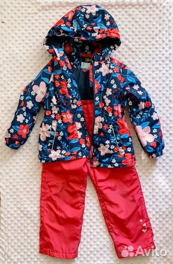 Демисезонный костюм для девочки 110 116