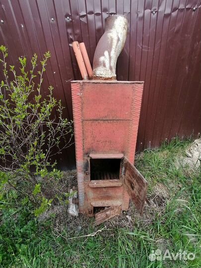 Печь металлическая для отопления