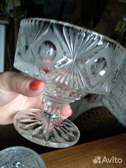 Салатница СССР хрусталь
