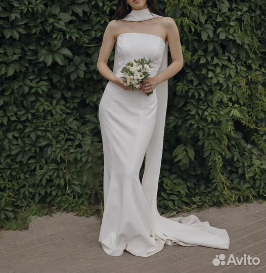 Платье свадебное для загса вечернее