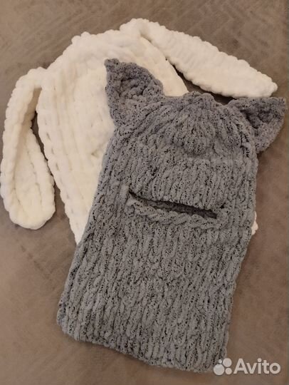 Шапка балаклава для девочки