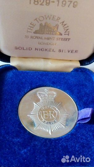 Монета 150 лет полиции Лондона