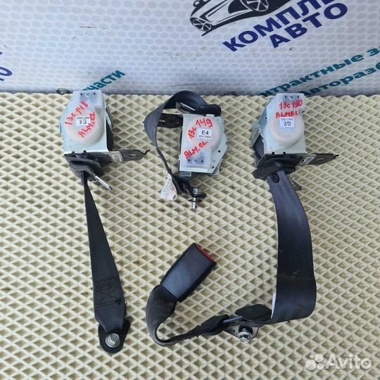 Задние ремни безопасности Nissan Almera Classic