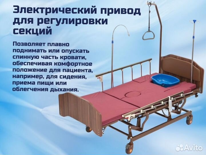 Кровать функциональная для ухода за больными