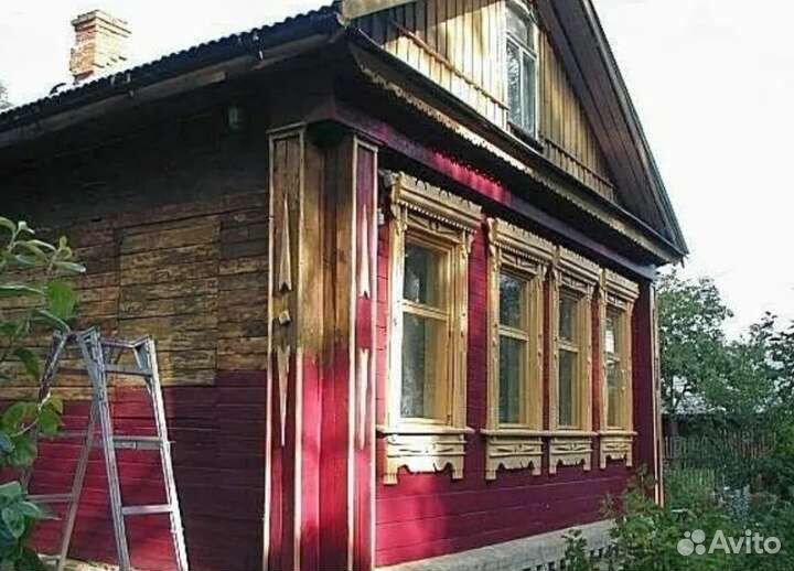 Покраска деревянных домов